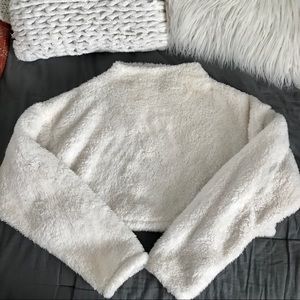 Fuzzy Lounge Cropped Jumper